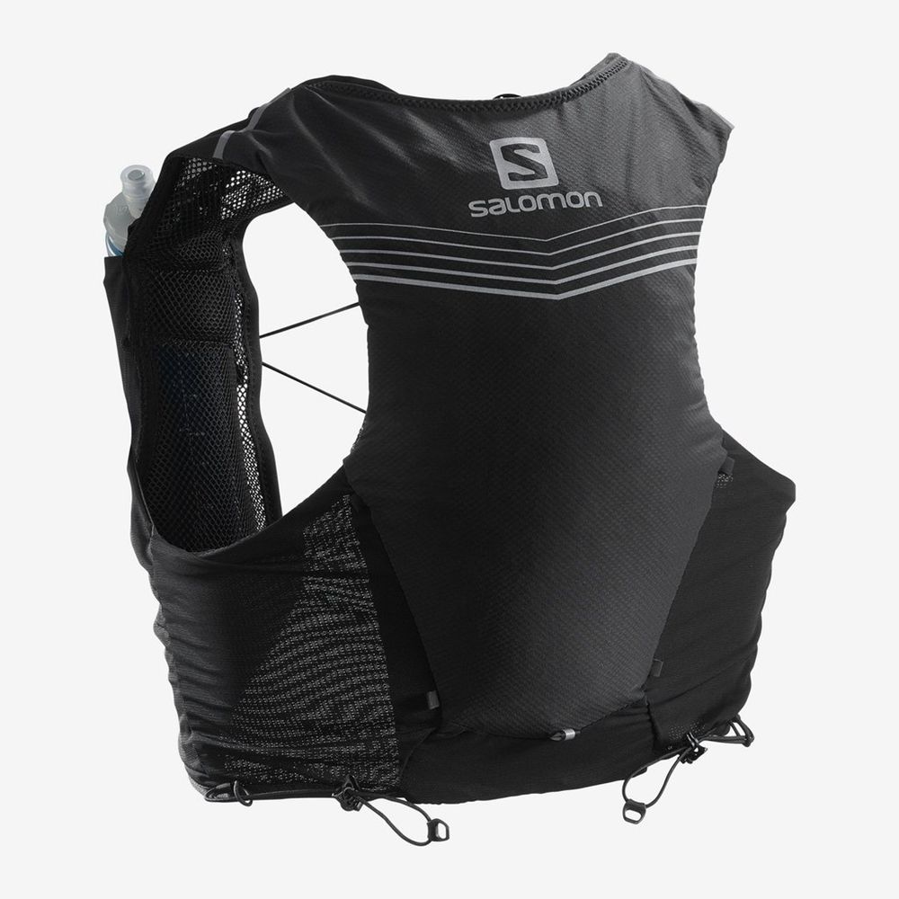 SALOMON ADV SKIN 5 SET HYDRATION PACK Philippines - Men's Trail Running Packs - Black | 309264-XCB